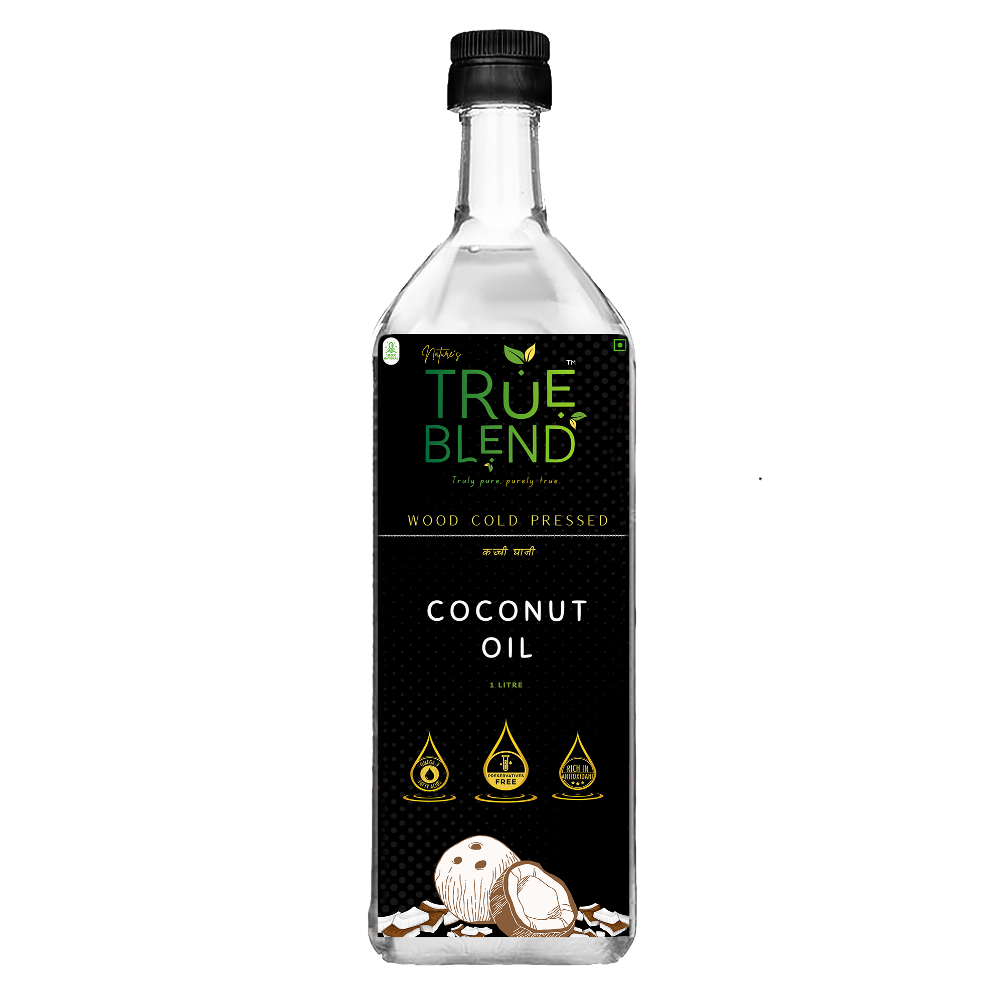 Wood Cold Pressed Coconut Oil
