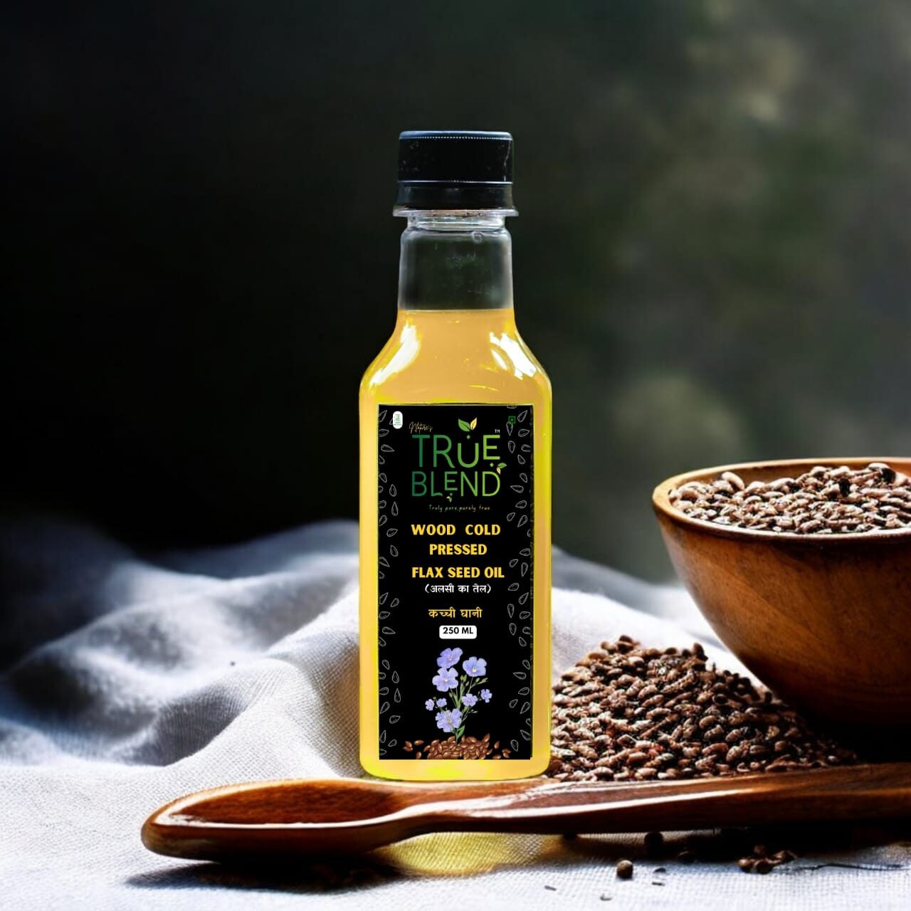 Wood Cold Pressed Flex Seed Oil - Image 2