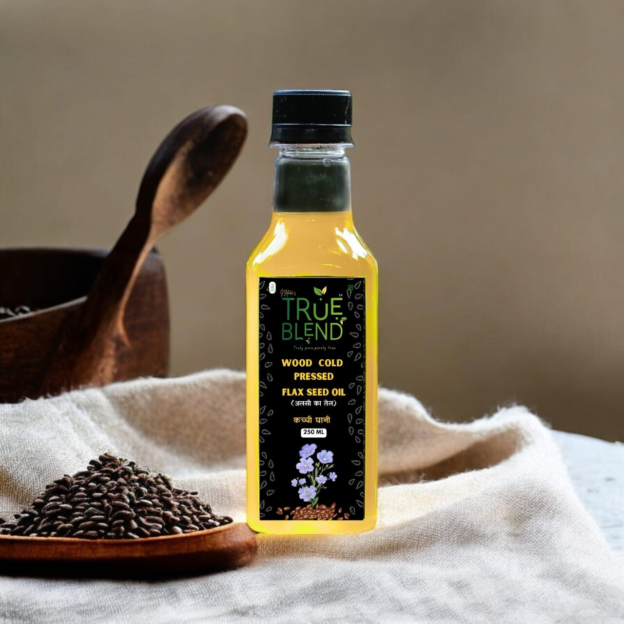 Wood Cold Pressed Flex Seed Oil - Image 3
